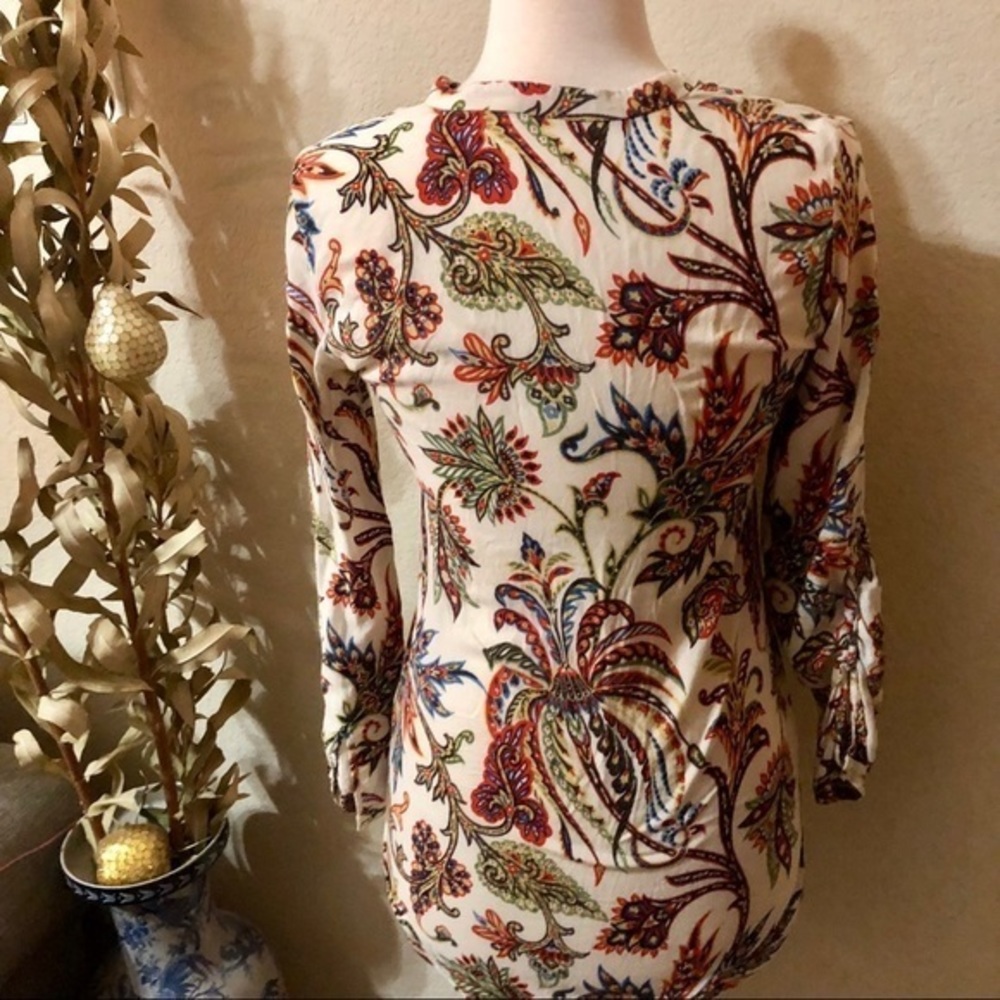 ZARA gorgeous vibrant lightweight top - Picture 6 of 8